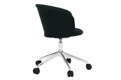 Kendo Swivel kontorsstol med 5 hjul Pine-polished aluminium