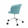 Kendo Swivel kontorsstol med 5 hjul Icicle-polished aluminium