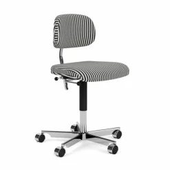 Kevi 2534U kontorsstol Stripe-aluminium