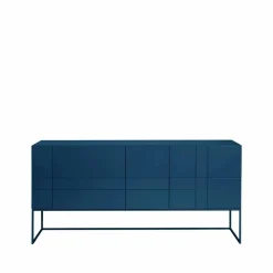 Kilt Light 180 sideboard deep blue 3 dörrar 2 lådor