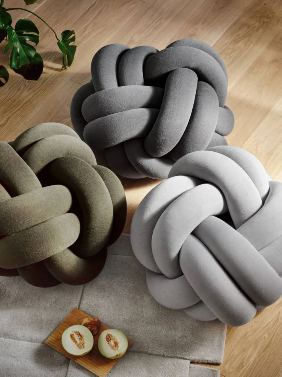 Knot kudde XL Forest Green