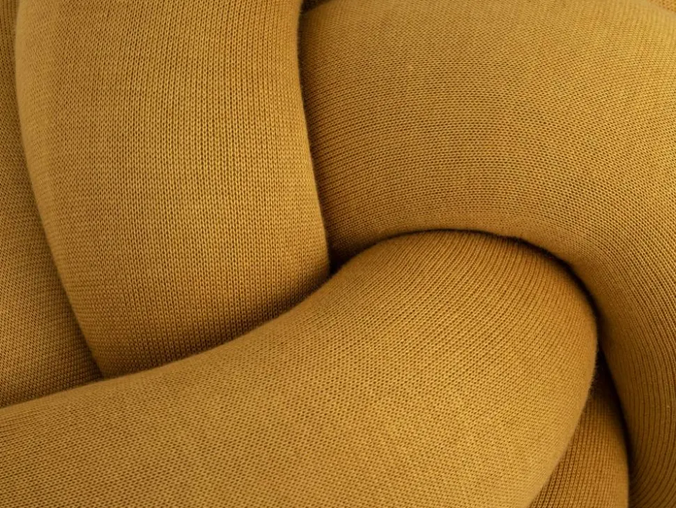 Knot kudde XL Yellow