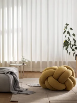 Knot kudde XL Yellow