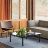 Kofi soffbord Oak-clear glass 50 cm