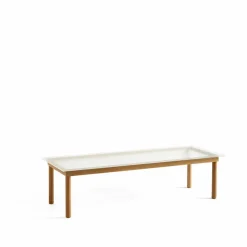 Kofi soffbord Oak-ribbed glass 50 cm