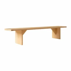 012 Kolmio Bench bänk Matt oljevaxad furu 227x42x45 cm