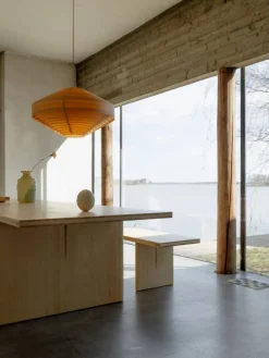 012 Kolmio Dining Table bord Matt oljevaxad furu 227x95x72 cm