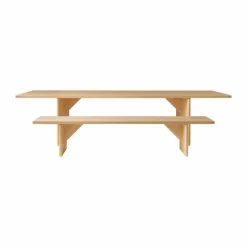 012 Kolmio Dining Table bord Matt oljevaxad furu 305x99x72 cm