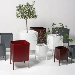 Konvex Pot kruka Vit stor Ø47 cm