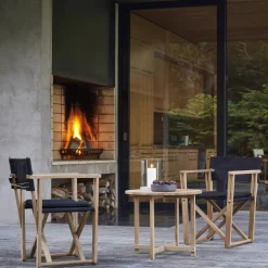 Kryss Dining karmstol Agora Nautic Navy blue teak