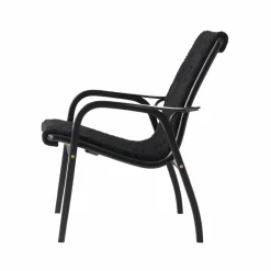Laminett fåtölj Black Edition Svartlaserad bok