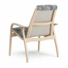 Laminett fåtölj lackad bok/fårskinn Scandinavian Grey (grå)