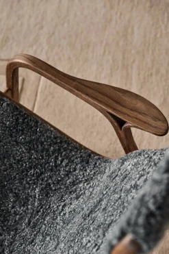 Lamino fåtölj ek/fårskinn Special Edition Rubio Monocoat Chocolate-Charcoal
