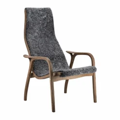 Lamino fåtölj ek/fårskinn Special Edition Rubio Monocoat Chocolate-Charcoal