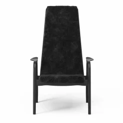 Lamino fåtölj och fotpall Black Edition Svart