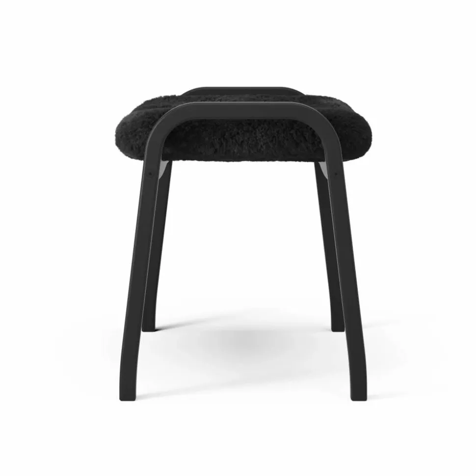 Lamino fåtölj och fotpall Black Edition Svart