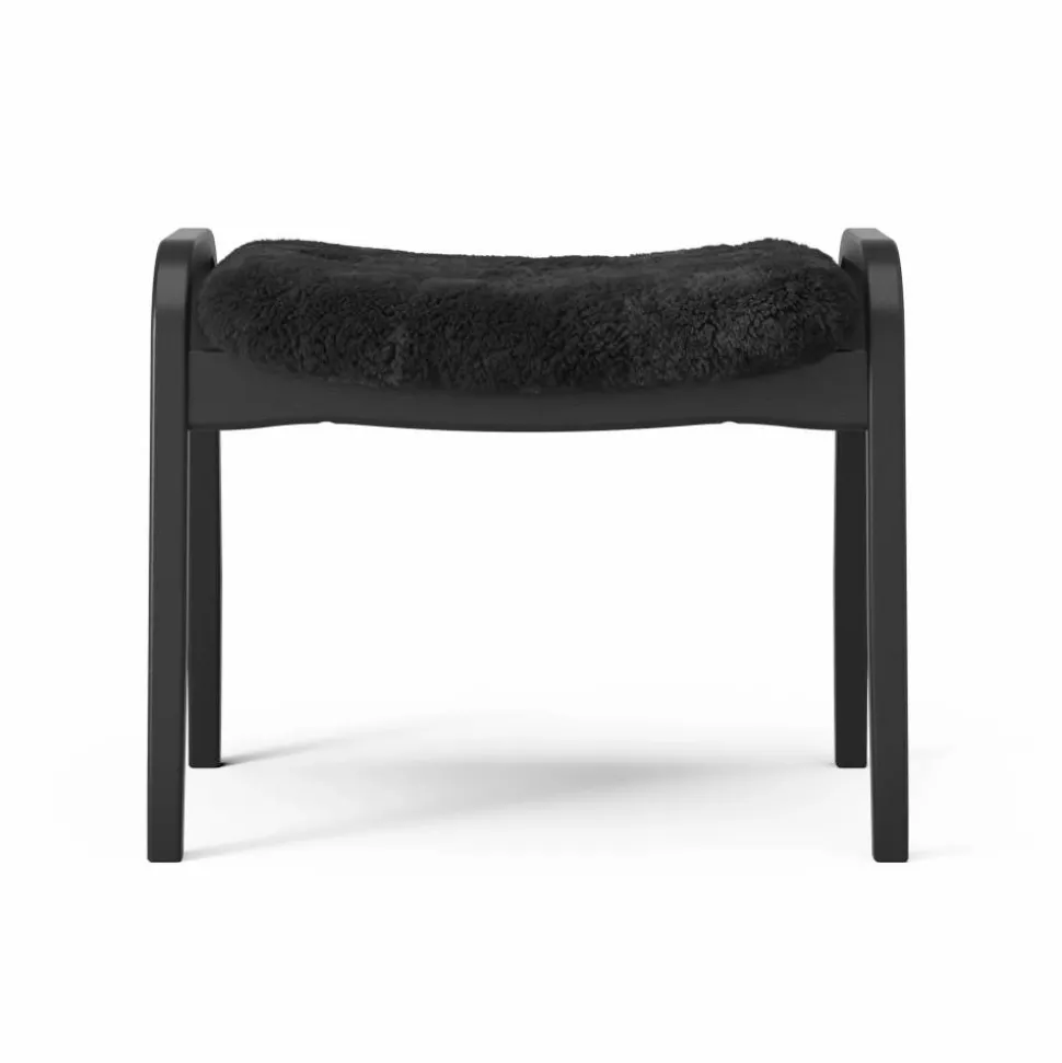 Lamino fåtölj och fotpall Black Edition Svart