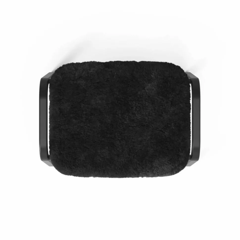 Lamino fåtölj och fotpall Black Edition Svart