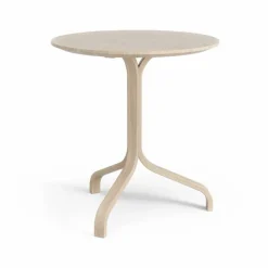 Lamino bord 49 cm vitpigmenterad ek