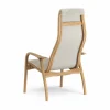 Lamino fåtölj oljad ek/fårskinn Moonlight (beige)