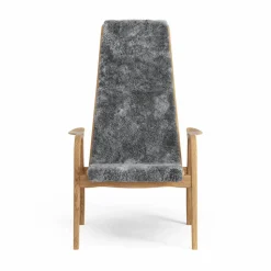 Lamino fåtölj oljad ek/fårskinn Scandinavian Grey (grå)