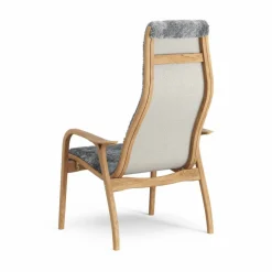 Lamino fåtölj oljad ek/fårskinn Scandinavian Grey (grå)