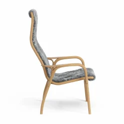 Lamino fåtölj oljad ek/fårskinn Scandinavian Grey (grå)
