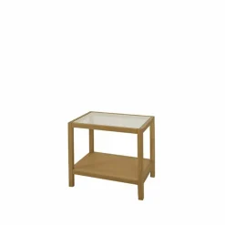 2000 lampbord ek natur 1 glasskiva