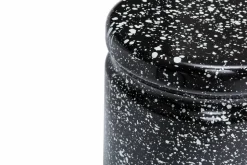 Last pall Ø32x44 cm Black-white splatter