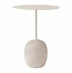 Lato bord LN8 Ivory white-Crema diva marble