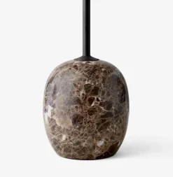Lato bord LN8 Warm black-Emparador marble