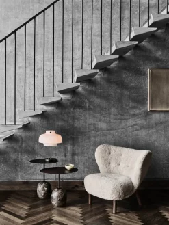 Lato bord LN8 Warm black-Emparador marble