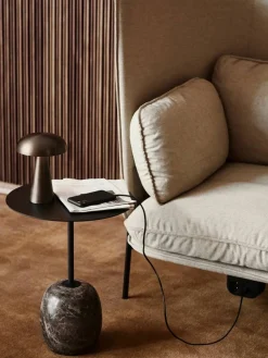 Lato bord LN8 Warm black-Emparador marble