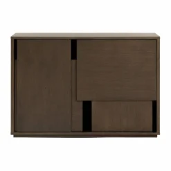 Layer sideboard Mörk ek 120x82 cm