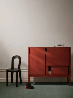 Layer sideboard Red 120x110 med ben