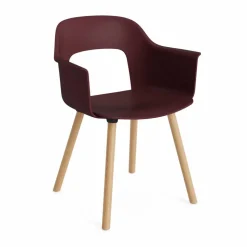 Layout Armchair 221 karmstol Bordeaux-lackerad ek