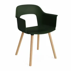 Layout Armchair 221 karmstol Bottle green-lackerad ek