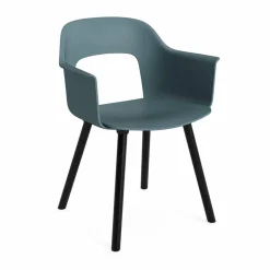 Layout Armchair 221 karmstol Ocean-svartlackerad ek