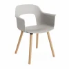 Layout Armchair 221 karmstol Sky grey-lackerad ek