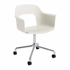 Layout Armchair 261 stol Cream white-polerad aluminium