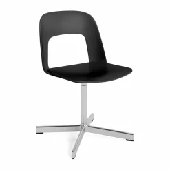 Layout Chair 131 stol Black-polerad aluminium