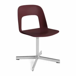 Layout Chair 131 stol Bordeaux-polerad aluminium