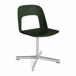 Layout Chair 131 stol Bottle green-polerad aluminium