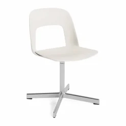 Layout Chair 131 stol Cream white-polerad aluminium