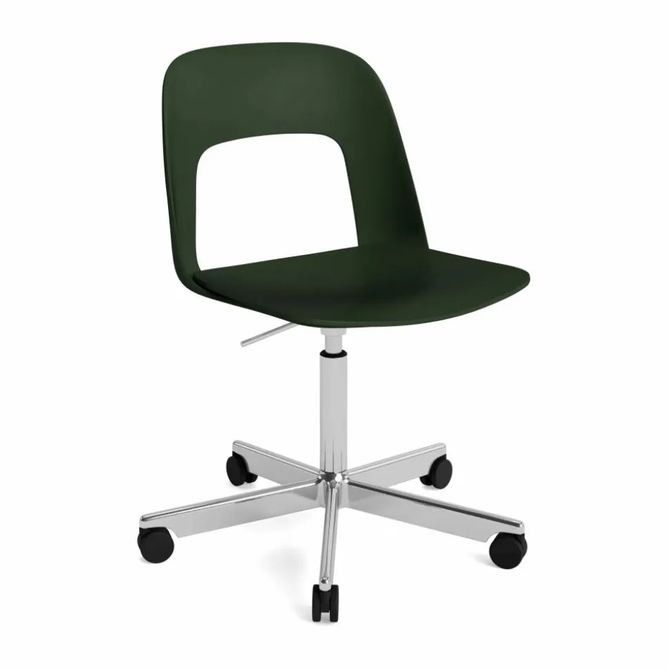 Layout Chair 141 stol Pastel green-polerad aluminium