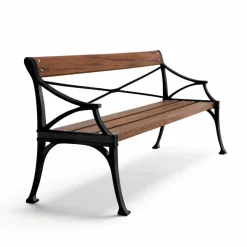 Lessebo soffa Mahogny svart stativ