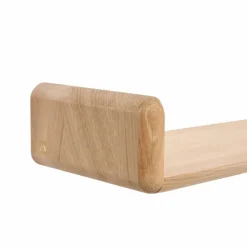 Level vägghylla Oak 55x18x9 cm