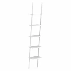 Libri hylla 5 hyllplan Ask vitlaserad