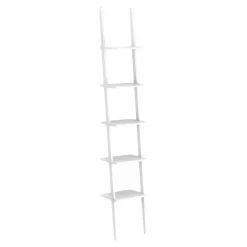 Libri hylla 5 hyllplan Ask vitlaserad