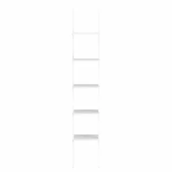 Libri hylla 5 hyllplan Ask vitlaserad